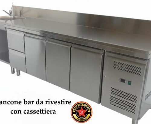 Bancone bar da rivestire cm.295