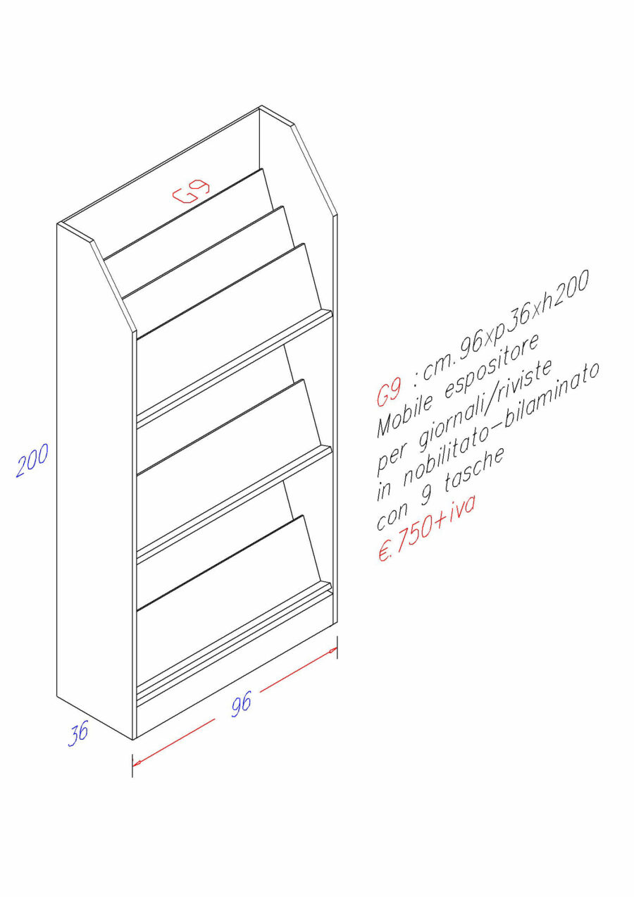 scaffali per edicole, miglior prezzo