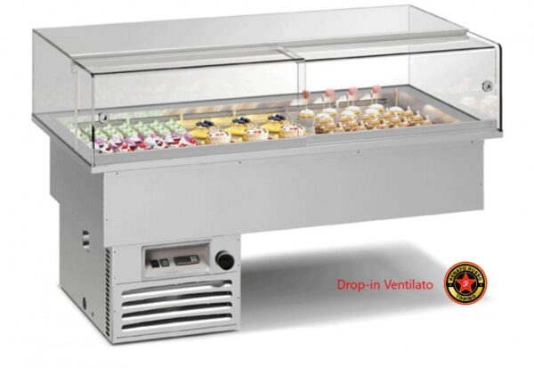 drop-in refrigerato per bar pasticceria